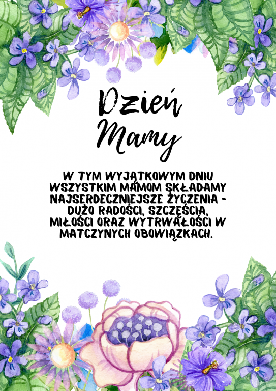 Elegant Purple Flower Happy Mothers day Poster (1).png